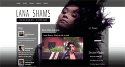 Desktop Screenshot of lanashams.com