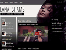 Tablet Screenshot of lanashams.com